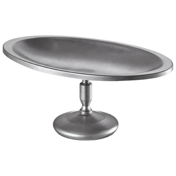 Vintage High-Foot Dessert Plate, European Style 304 Stainless Steel Cake Stand, High-Foot Baking Dessert Table, Pudding Jelly Fruit Tray, Cafe Hotel Restaurant