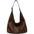 thumbnail image 1 of Vintage Hobo Bags for Women Vegan Leather Purses and Handbag Casual Soft Hobo Shoulder Bag for Work Shopping, 1 of 7