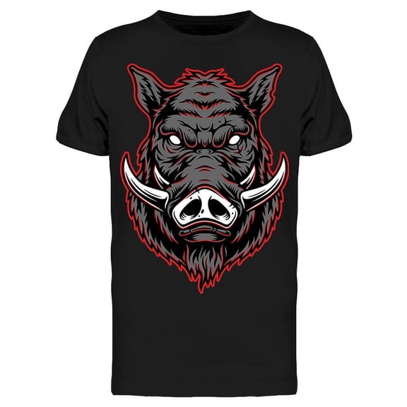Vintage Hog Head T-Shirt Men -Image by Shutterstock, Male XX-Large