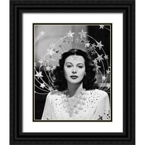 Vintage Hollywood Archive 12x14 Black Ornate Wood Framed with Double Matting Museum Art Print Titled - Hedy Lamarr, Ziegfeld Girl, 1941