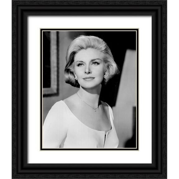 Vintage Hollywood Archive 12x14 Black Ornate Wood Framed with Double Matting Museum Art Print Titled - Joanne Woodward, 1971