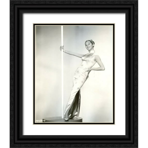 Vintage Hollywood Archive 12x14 Black Ornate Wood Framed with Double Matting Museum Art Print Titled - Nancy Kwan, Flower Drum Song, 1961