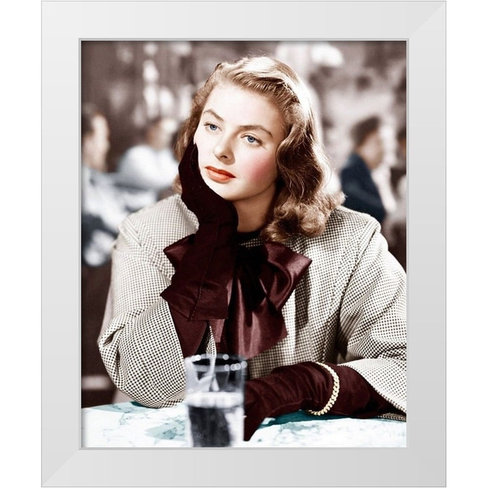 Vintage Hollywood Archive 12x14 White Modern Wood Framed Museum Art ...