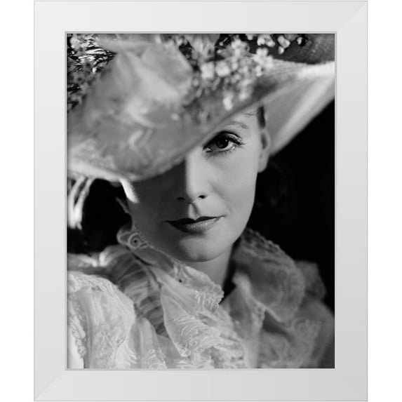 Vintage Hollywood Archive 15x18 White Modern Wood Framed Museum Art Print Titled - Greta Garbo