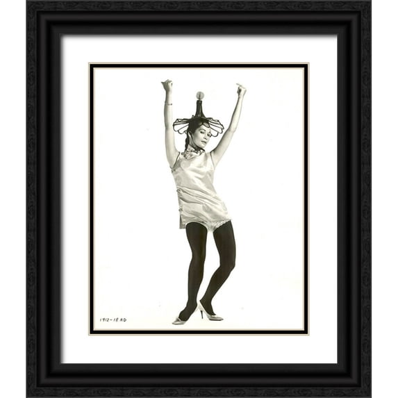 Vintage Hollywood Archive 20x24 Black Ornate Wood Framed with Double Matting Museum Art Print Titled - Nancy Kwan, Flower Drum Song, 1961