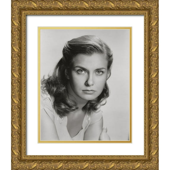 Vintage Hollywood Archive 26x32 Gold Ornate Wood Framed with Double Matting Museum Art Print Titled - Joanne Woodward, Three Faces of Eve, 1957