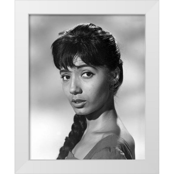 Vintage Hollywood Archive 26x32 White Modern Wood Framed Museum Art Print Titled - Rosenda Monteros, The Magnificent Seven, 1960