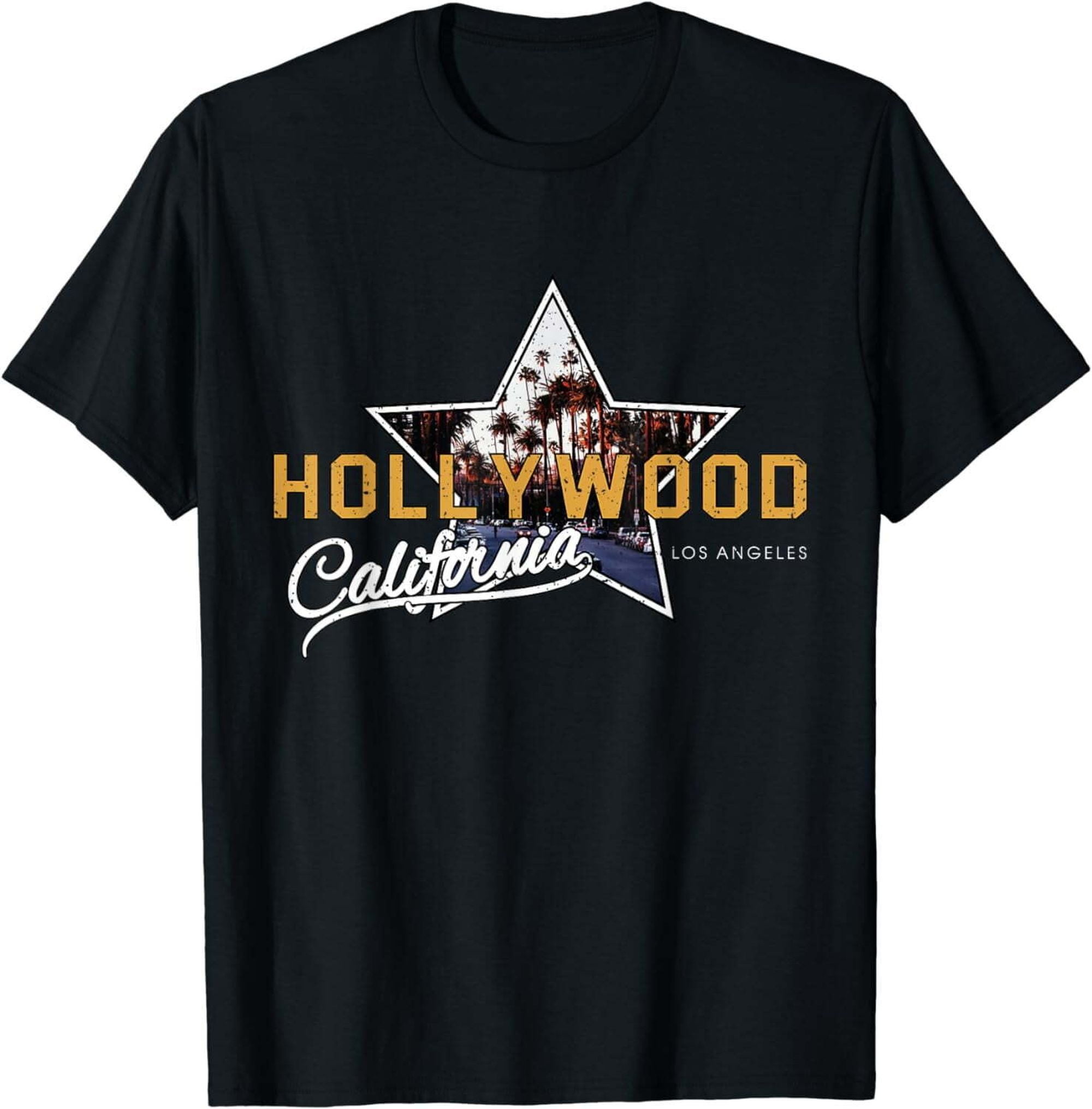 Vintage Hollywood Street Aesthetic Tee Los Angeles California