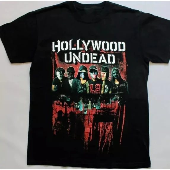 Vintage Hollywood Undead Band Fan Music Graphic Style Unisex T-Shirt, up to size 5XL