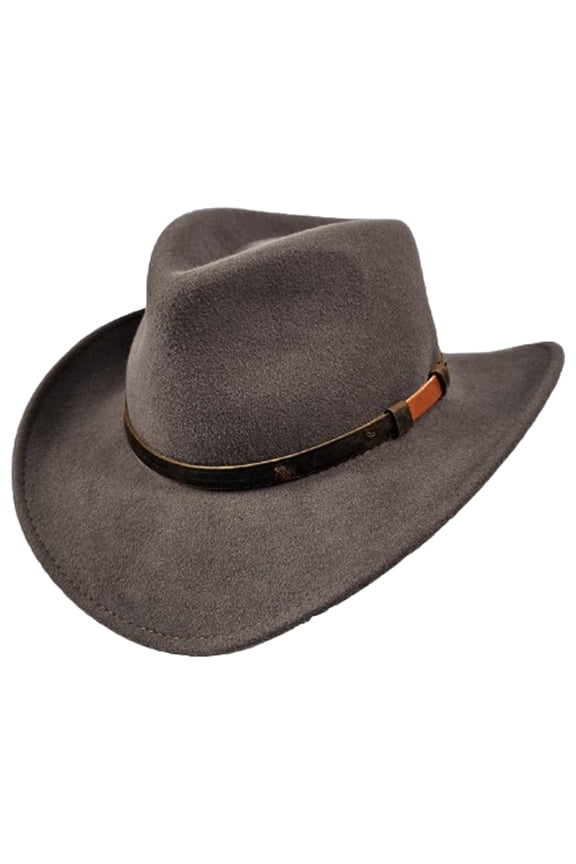Vintage Homburg Panama Hat Victorian Age Western Porkpie Hat Top Hat for Dinner Outdoor Casual Wear