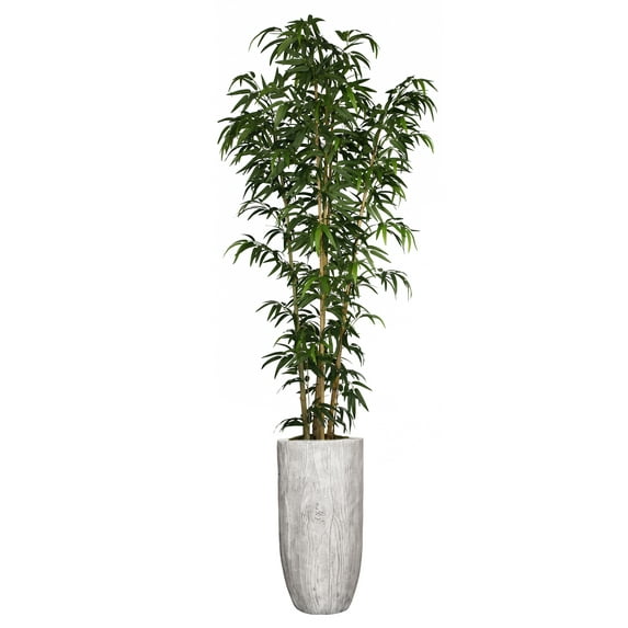 Vintage Home Artificial 92" High Artificial Faux Bamboo Tree With Fiberstone Planter For Home Decor
