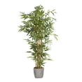 thumbnail image 1 of Vintage Home Artificial Faux 72" Tall Bamboo Tree And Natural Poles With Eco Planter, 1 of 4
