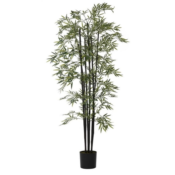 Vintage Home Artificial Faux 72" Tall Bamboo Tree With Eco Planter