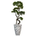 thumbnail image 1 of Vintage Home Artificial Faux Real Touch 4.83 Feet Tall Bonsai Tree With Fiberstone Planter, 1 of 4