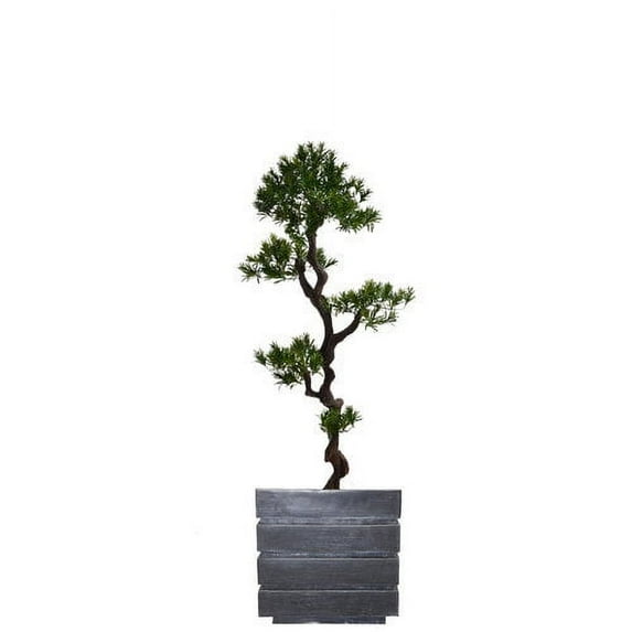 Vintage Home Artificial Faux Real Touch 65" Tall Yacca Tree Indoor Outdoor And Planter