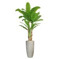 thumbnail image 1 of Vintage Home Artificial Faux Real Touch 7.17 Feet Tall Banana Tree With Fiberstone Planter, 1 of 1
