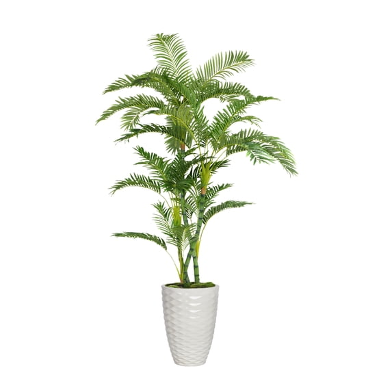 Vintage Home Artificial Real Touch 83'' Tall Palm Tree in sustainable Planter