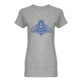 thumbnail image 1 of Vintage Honey Bee Graphic  Shaped T-Shirt Women -Image by Shutterstock, Female Medium, 1 of 2