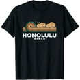 thumbnail image 1 of Vintage Honolulu Sunset Hawaii Souvenir T-Shirt, 1 of 3