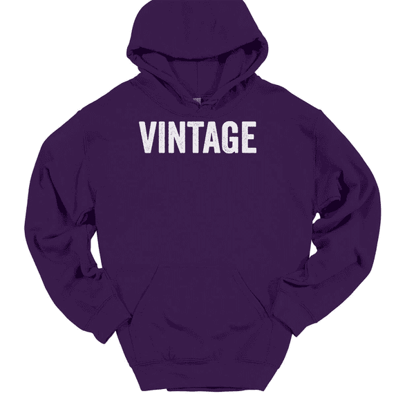 Vintage Hooded Sweatshirt Hoodie Funny Fathers Day Dad Novelty Gift - Purple, 4XL