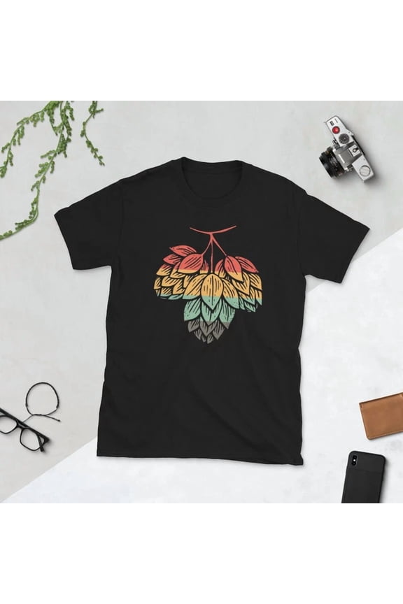 Vintage Hops Craft Beer Hoppy Brewer Drinking Shirt, Birthday Gift
