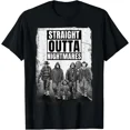 thumbnail image 1 of Vintage Horror All Hallows Eve Scary Straight Outta Nightmares Tee Unisex T-Shirt up to Size 5XL, 1 of 2