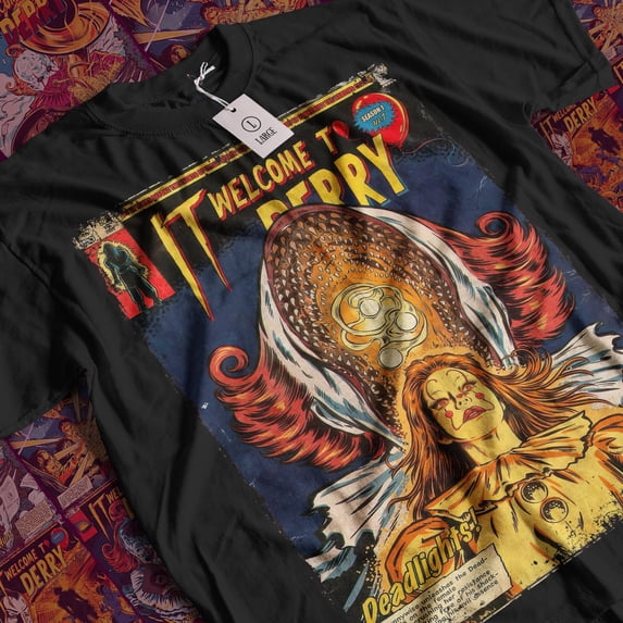 Vintage Horror Clown Graphic T-Shirt Comfort Colors for Ultimate Comfort and Style