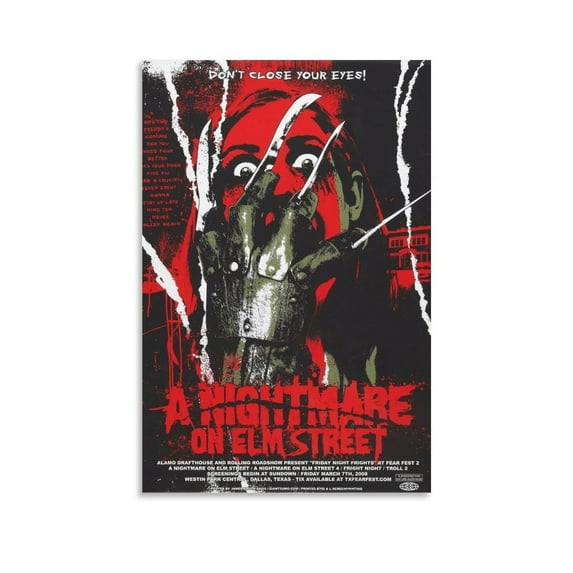 Vintage Horror Movie Poster Halloween Wall Decor Canvas Art Poster And Wall Art Picture Print Modern Family Bedroom Decor Posters