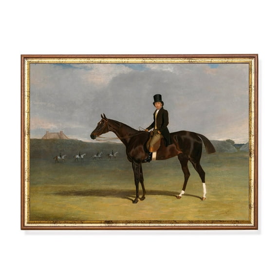 Vintage Horse Poster Antique Equestrian Art Home Decor, 8x12 UNFRAMED
