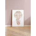 thumbnail image 1 of Vintage Hot Air Balloon Nursery Art, Coquette Decor, Unicorn Nursery Decor Girls, Baby Girl Nursery Print, Art, Floral Art Home Decor #973, Unframed Canvas Size 16x24, 1 of 4