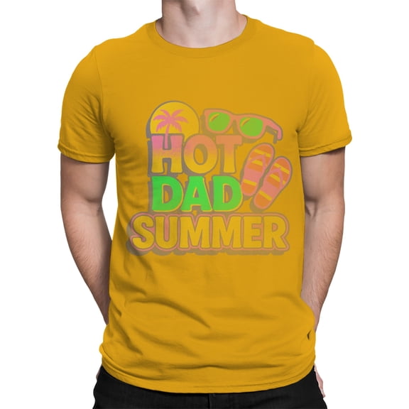 Vintage Hot Dad Summer Men's T-shirt