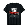 thumbnail image 1 of Vintage Hot Rod, Classic Muscle, Men's American Muscle Cars T-Shirt, 1 of 5