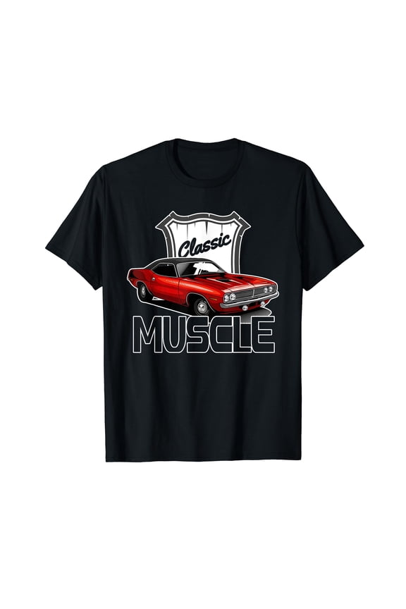 Vintage Hot Rod, Classic Muscle, Men's American Muscle Cars T-Shirt