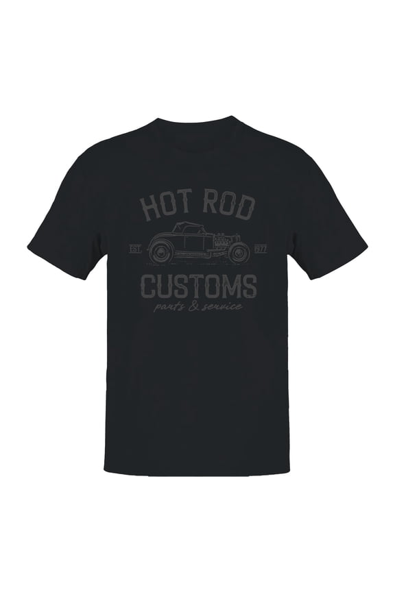 Vintage Hot Rod Customs Logo 1977 Men's T-shirt