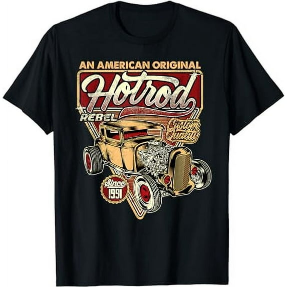 Vintage Hot Rod Speed and Power Shirt for Men T-Shirt