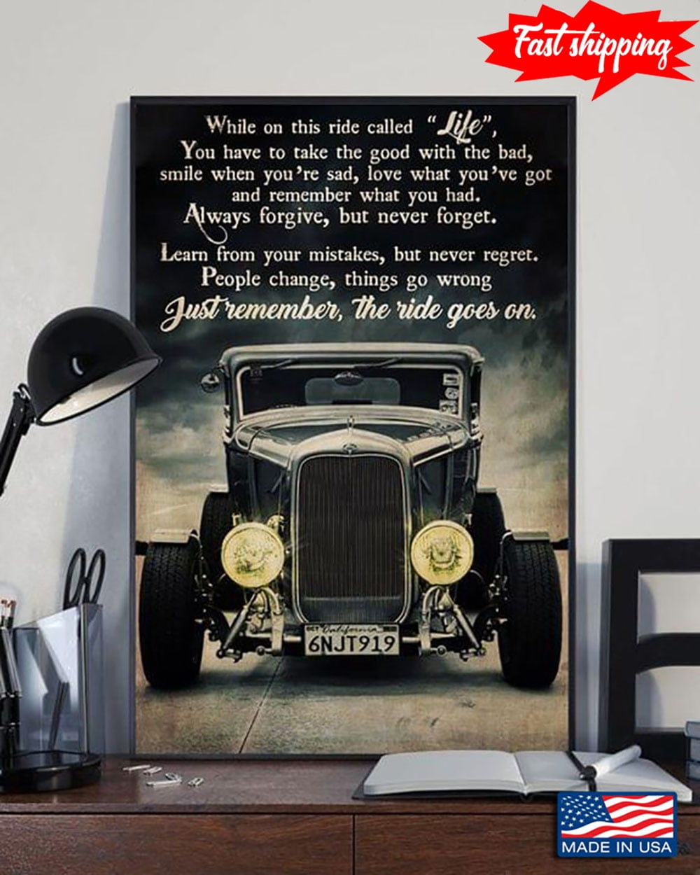 Bonoff Birra Moretti Targa in latta vintage con scritta in inglese Birra Moretti, in metallo, 20 x 30 cm, con scritta in lingua inglese Le