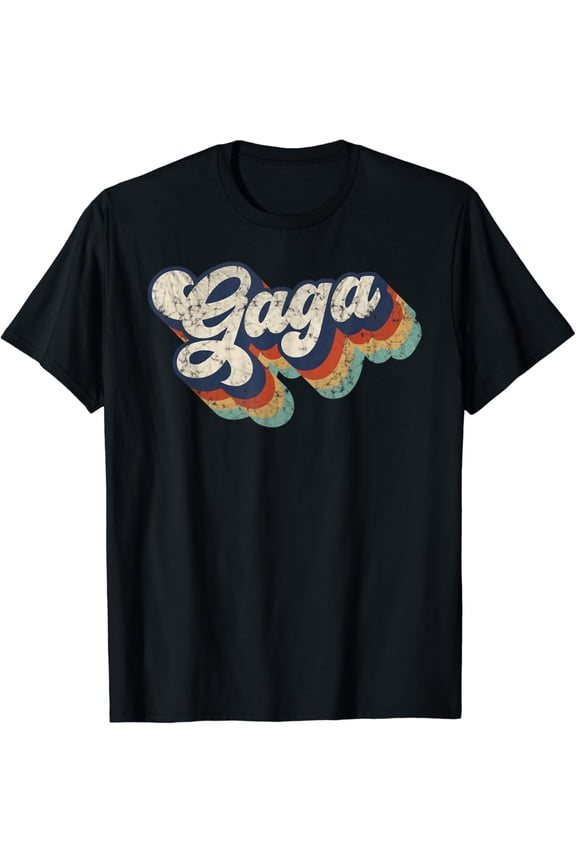 Vintage Hot trending Retro Cute Gaga For Grandma Best Gaga Ever Mother'S Gift T-Shirt - Birthday Gifts