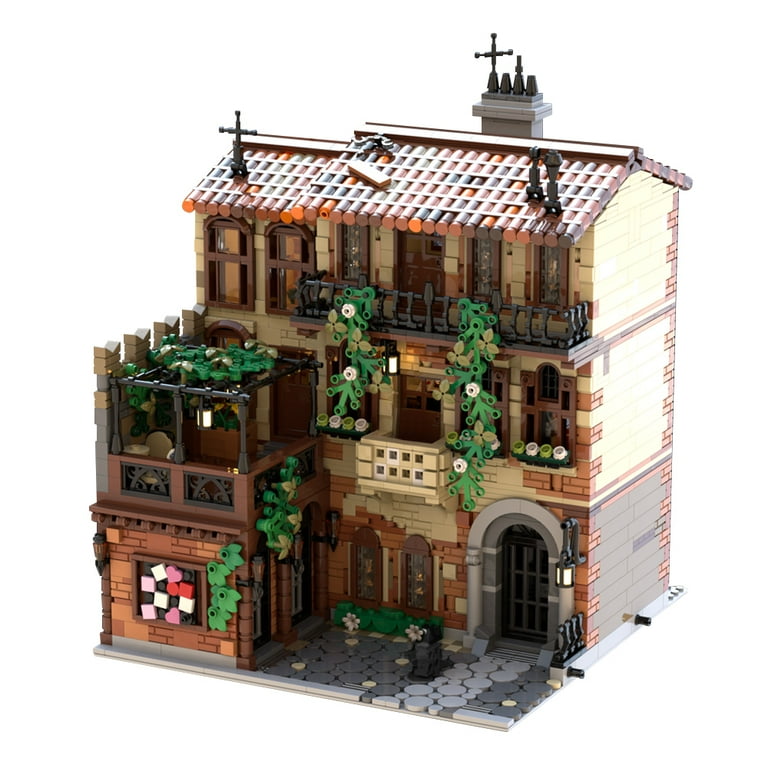 Vintage House Building Toys Set Retro Famous Scene Architecture Model Building Bricks Toy for Children Kid Birthday Gift Walmart