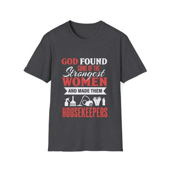 Vintage Housekeeper Expert Cleaner Housekeeping Cleaning Tshirt