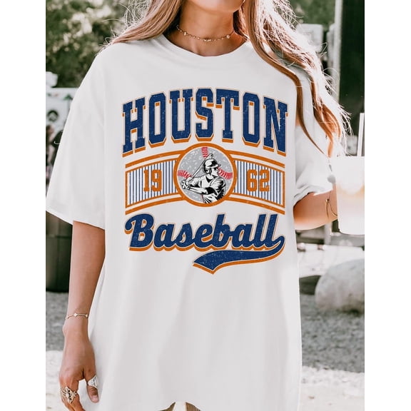 Vintage Houston Baseball 90s Style Shirt, Baseball Team Tee, Houston Game Day Shirt,Throwback Houston, Baseball Lover Tshirt