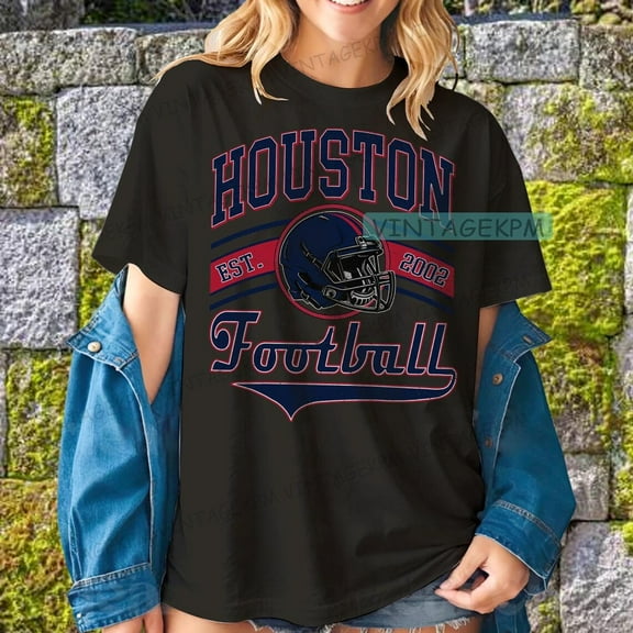 Vintage Houston Football tee, Game day Football, Unisex T-Shirt