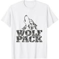thumbnail image 1 of Vintage Howling Wolf Retro Style Unisex T-Shirt for Men Women Kids Toddler, 1 of 5