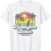 Vintage Huntington Beach California Surfing Retro Surf Gift T-Shirt