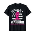 thumbnail image 1 of Vintage Husband Of A Warrior Support Breast Cancer Awareness T-Shirt, 1 of 5