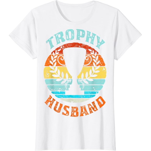 Vintage Husband Trophy Tee Valentine's Day Gift T-Shirt