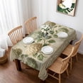 thumbnail image 1 of Vintage Hydrangeas Table Cloth Waterproof Tablecloths, Brown Retro Floral Botanical Farmhouse Tablecloth Dining Table Cover for Kitchen Party Tabletop Outdoor, Rectangle Tablecloth 52x70 Inch, 1 of 9