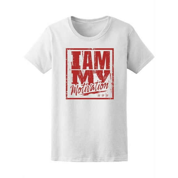 Vintage I Am My Motivation Tee Women's -Image by Shutterstock