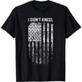 thumbnail image 1 of Vintage I Don't Kneel TShirt Patriotic American Us Flag Tee, 1 of 4