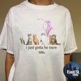 thumbnail image 1 of Vintage 'I Just Gotta Be Mew' Cat T-Shirt: Funny 90s Style Tee, 1 of 6