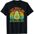 thumbnail image 1 of Vintage I Just Really Like Avocados Okay Funny Avocado T-Shirt, 1 of 5